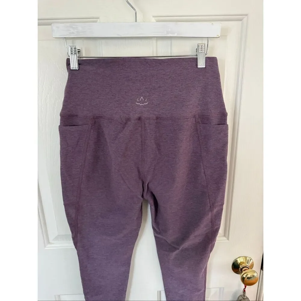 Beyond Yoga X Peloton Muted Plum 7/8 Leggings sz X NWOT